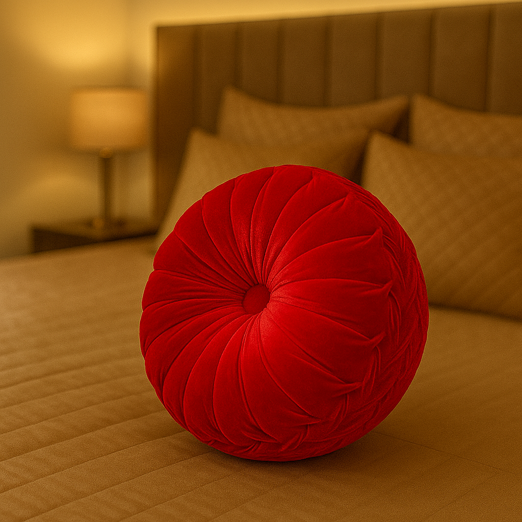 Velvet Tyre Cushion
